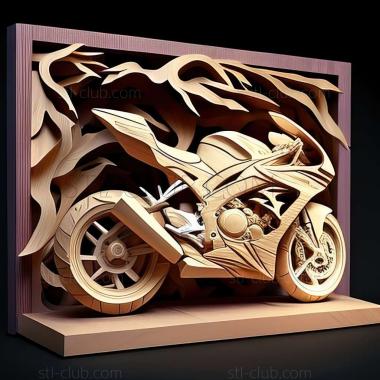3D мадэль Honda CBR250R (STL)